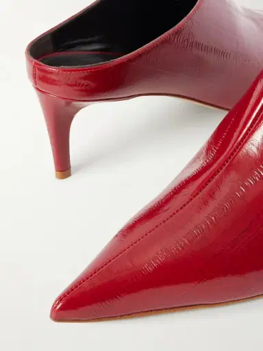 Le Monde Béryl Lou 60 Patent-leather Mules | Thumbnail 4 Le Monde Béryl Lou 60 Patent-leather Mules | Thumbnail 4