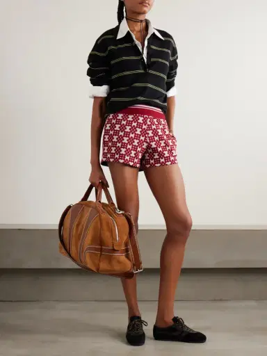 Dries Van Noten Jacquard-knit Shorts | Thumbnail 2 Dries Van Noten Jacquard-knit Shorts | Thumbnail 2