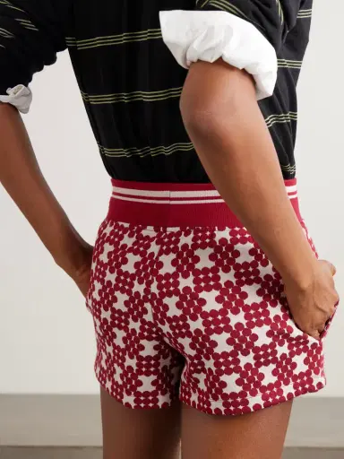 Dries Van Noten Jacquard-knit Shorts | Thumbnail 3 Dries Van Noten Jacquard-knit Shorts | Thumbnail 3