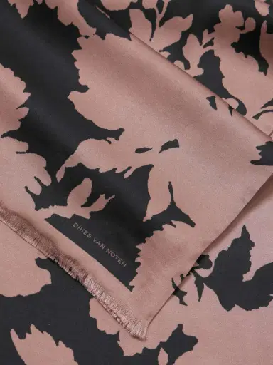 Dries Van Noten Printed Twill Scarf | Thumbnail 3 Dries Van Noten Printed Twill Scarf | Thumbnail 3