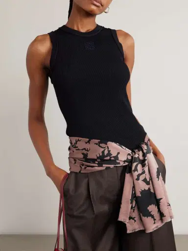 Dries Van Noten Printed Twill Scarf | Thumbnail 4 Dries Van Noten Printed Twill Scarf | Thumbnail 4