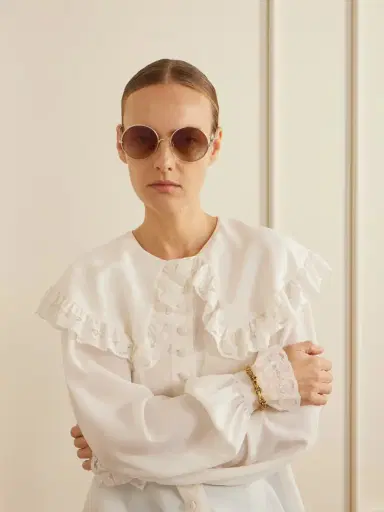 Chloé Iconic Round-frame Gold-tone Sunglasses | Thumbnail 2 Chloé Iconic Round-frame Gold-tone Sunglasses | Thumbnail 2