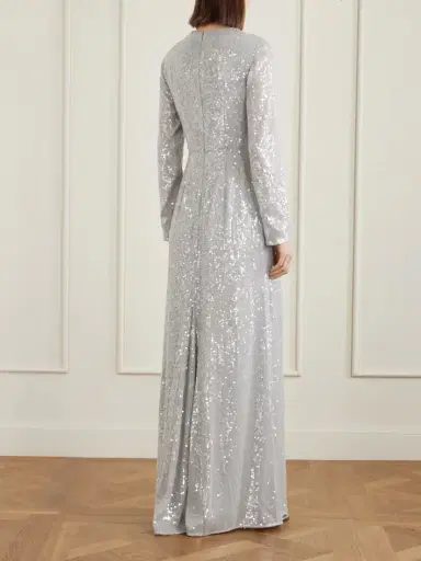 Erdem Crystal-embroidered Sequined Georgette Gown | Thumbnail 3 Erdem Crystal-embroidered Sequined Georgette Gown | Thumbnail 3