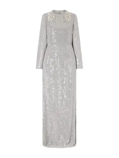 Erdem Crystal-embroidered Sequined Georgette Gown | Thumbnail 1 Erdem Crystal-embroidered Sequined Georgette Gown | Thumbnail 1