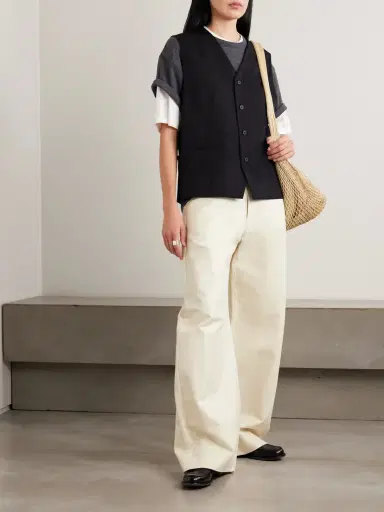 ssstein High-rise Wide-leg Jeans | Thumbnail 2 ssstein High-rise Wide-leg Jeans | Thumbnail 2