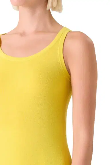 Akris punto Scoop Neck Tank - Lemon Zing | Thumbnail 4 Akris punto Scoop Neck Tank - Lemon Zing | Thumbnail 4