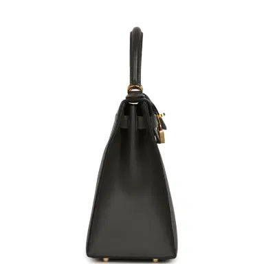 HERMÈS Pre-owned Hermes Kelly Sellier 28 Graphite Madame Gold Hardware | Thumbnail 3 HERMÈS Pre-owned Hermes Kelly Sellier 28 Graphite Madame Gold Hardware | Thumbnail 3