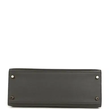 HERMÈS Pre-owned Hermes Kelly Sellier 28 Graphite Madame Gold Hardware | Thumbnail 6 HERMÈS Pre-owned Hermes Kelly Sellier 28 Graphite Madame Gold Hardware | Thumbnail 6