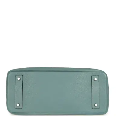 HERMÈS Vintage Hermes Shoulder Birkin 42 JPG Ciel Togo Palladium Hardware | Thumbnail 6 HERMÈS Vintage Hermes Shoulder Birkin 42 JPG Ciel Togo Palladium Hardware | Thumbnail 6