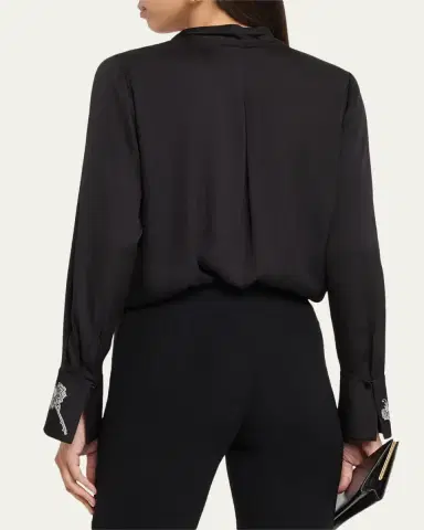 Kobi Halperin Cynthia Lace-Print Stretch Silk Blouse | Thumbnail 12 Kobi Halperin Cynthia Lace-Print Stretch Silk Blouse | Thumbnail 12