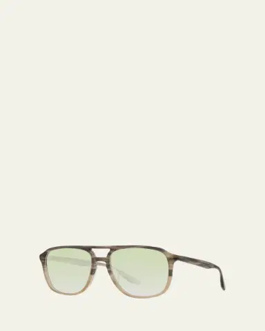Barton Perreira Men's Gyalis Acetate Navigator Frames | Thumbnail 2 Barton Perreira Men's Gyalis Acetate Navigator Frames | Thumbnail 2