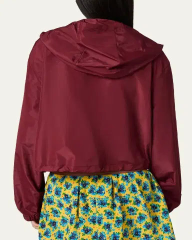 Miu Miu Technical Nylon Parka Jacket | Thumbnail 3 Miu Miu Technical Nylon Parka Jacket | Thumbnail 3