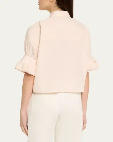 TWP Next Ex Cropped Shirt in Superfine Cotton | Thumbnail 3 TWP Next Ex Cropped Shirt in Superfine Cotton | Thumbnail 3
