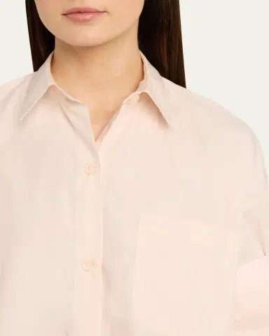 TWP Next Ex Cropped Shirt in Superfine Cotton | Thumbnail 5 TWP Next Ex Cropped Shirt in Superfine Cotton | Thumbnail 5