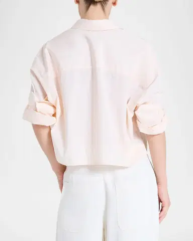 TWP Next Ex Cropped Shirt in Superfine Cotton | Thumbnail 7 TWP Next Ex Cropped Shirt in Superfine Cotton | Thumbnail 7