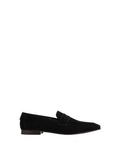 Bougeotte Suede Flaneur Penny Loafers | Thumbnail 1 Bougeotte Suede Flaneur Penny Loafers | Thumbnail 1