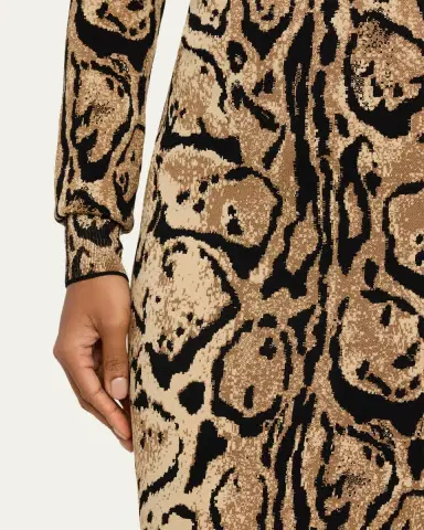 Stella McCartney Leopard Jacquard Knit Pencil Skirt | Thumbnail 5 Stella McCartney Leopard Jacquard Knit Pencil Skirt | Thumbnail 5