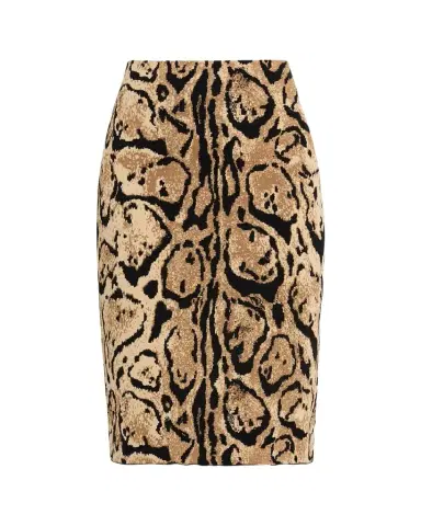 Stella McCartney Leopard Jacquard Knit Pencil Skirt | Thumbnail 1 Stella McCartney Leopard Jacquard Knit Pencil Skirt | Thumbnail 1