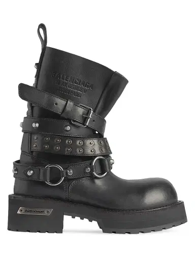 Balenciaga Women's Venom City Booties - Black | Thumbnail 1 Balenciaga Women's Venom City Booties - Black | Thumbnail 1