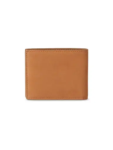 Brunello Cucinelli Men's Nubuck Wallet - Cognac | Thumbnail 3 Brunello Cucinelli Men's Nubuck Wallet - Cognac | Thumbnail 3