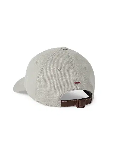Brunello Cucinelli Men's Garment Dyed Baseball Cap in Denim | Thumbnail 2 Brunello Cucinelli Men's Garment Dyed Baseball Cap in Denim | Thumbnail 2
