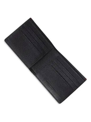 Brunello Cucinelli Men's Grained Leather Wallet - Black | Thumbnail 4 Brunello Cucinelli Men's Grained Leather Wallet - Black | Thumbnail 4