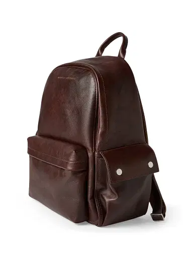 Brunello Cucinelli Men's Calfskin Travel Backpack | Thumbnail 4 Brunello Cucinelli Men's Calfskin Travel Backpack | Thumbnail 4