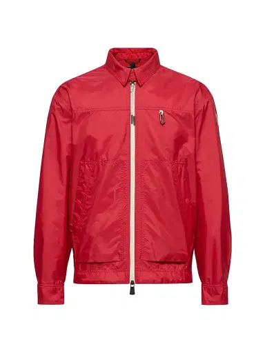 Moncler Grenoble Men's Brive Packable Shacket - Red - Size Large | Thumbnail 1 Moncler Grenoble Men's Brive Packable Shacket - Red - Size Large | Thumbnail 1