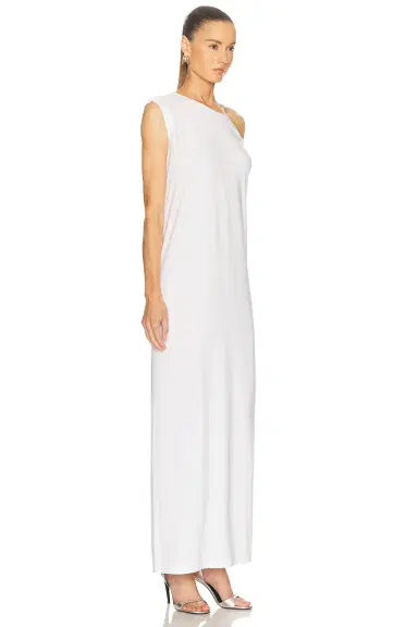 Norma Kamali x Lifestyle Drop Shoulder Side Slit Long Dress | Thumbnail 2 Norma Kamali x Lifestyle Drop Shoulder Side Slit Long Dress | Thumbnail 2