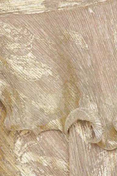 PatBo Golden Dust Lurex Plunge Dress | Thumbnail 4 PatBo Golden Dust Lurex Plunge Dress | Thumbnail 4