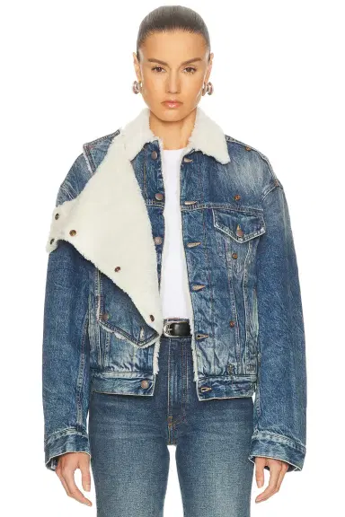 R13 Bib Trucker Jacket | Thumbnail 2 R13 Bib Trucker Jacket | Thumbnail 2