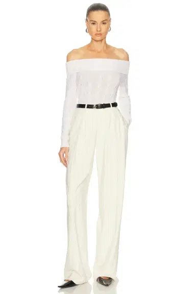 Ralph Lauren Collection Off The Shoulder Sweater | Thumbnail 4 Ralph Lauren Collection Off The Shoulder Sweater | Thumbnail 4