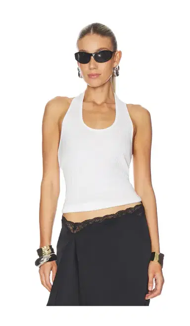 Helmut Lang Halter Strap Tank Top | Thumbnail 2 Helmut Lang Halter Strap Tank Top | Thumbnail 2