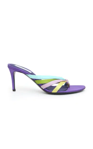 Christopher Esber Mica Satin Sandals | Thumbnail 1 Christopher Esber Mica Satin Sandals | Thumbnail 1