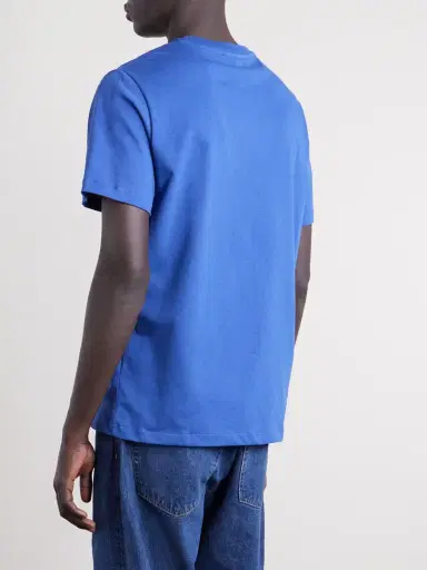 A.P.C. Logo-Embroidered Cotton-Jersey T-Shirt - Men | Thumbnail 4 A.P.C. Logo-Embroidered Cotton-Jersey T-Shirt - Men | Thumbnail 4