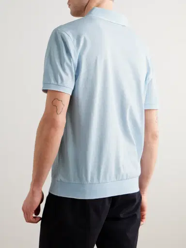 Polo Ralph Lauren Open-Collar Logo-Embroidered Cotton-Piqué Polo Shirt - Men | Thumbnail 3 Polo Ralph Lauren Open-Collar Logo-Embroidered Cotton-Piqué Polo Shirt - Men | Thumbnail 3