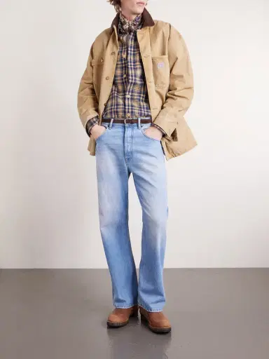Visvim Lumber Checked Wool and Linen-Blend Twill Shirt - Men | Thumbnail 2 Visvim Lumber Checked Wool and Linen-Blend Twill Shirt - Men | Thumbnail 2
