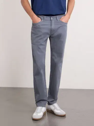 Peter Millar Signature Straight-Leg Cotton-Blend Sateen Trousers - Men | Thumbnail 3 Peter Millar Signature Straight-Leg Cotton-Blend Sateen Trousers - Men | Thumbnail 3