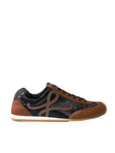 Loewe Ballet Runner 2.0 Leather-Trimmed Calf Hair Sneakers - Men | Thumbnail 1 Loewe Ballet Runner 2.0 Leather-Trimmed Calf Hair Sneakers - Men | Thumbnail 1