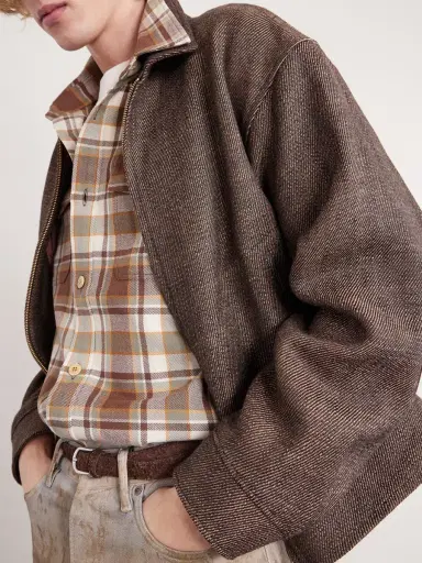 Visvim Lumber Checked Wool and Linen-Blend Twill Shirt - Men | Thumbnail 5 Visvim Lumber Checked Wool and Linen-Blend Twill Shirt - Men | Thumbnail 5