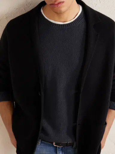 ELEVENTY Cotton and Silk-Blend Sweater - Men | Thumbnail 5 ELEVENTY Cotton and Silk-Blend Sweater - Men | Thumbnail 5