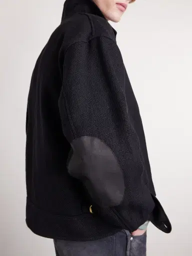 Visvim Strato Leather-Trimmed Linen and Wool-Blend Twill Jacket - Men | Thumbnail 5 Visvim Strato Leather-Trimmed Linen and Wool-Blend Twill Jacket - Men | Thumbnail 5