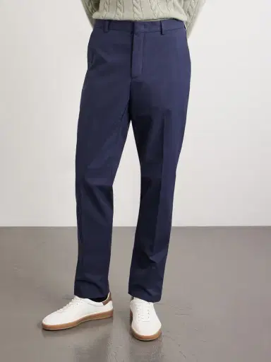Loro Piana Jarno Slim-Fit Straight-Leg Cotton-Twill Trousers - Men | Thumbnail 3 Loro Piana Jarno Slim-Fit Straight-Leg Cotton-Twill Trousers - Men | Thumbnail 3