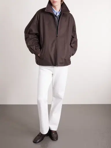 ssstein Leather-Trimmed Cotton Jacket - Men | Thumbnail 2 ssstein Leather-Trimmed Cotton Jacket - Men | Thumbnail 2