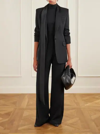 Courrèges Heritage Crepe Wide-leg Pants | Thumbnail 2 Courrèges Heritage Crepe Wide-leg Pants | Thumbnail 2