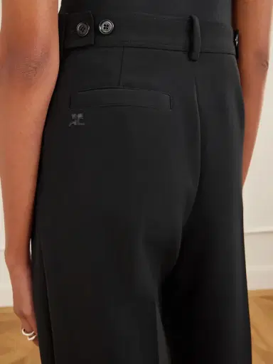 Courrèges Heritage Crepe Wide-leg Pants | Thumbnail 5 Courrèges Heritage Crepe Wide-leg Pants | Thumbnail 5