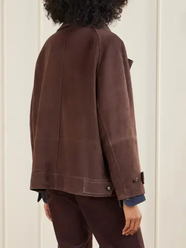 Loewe Double-breasted Suede Jacket | Thumbnail 4 Loewe Double-breasted Suede Jacket | Thumbnail 4