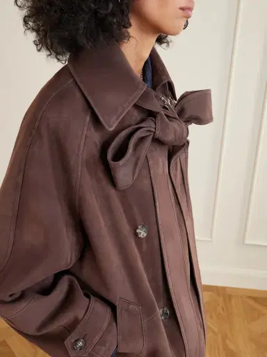 Loewe Double-breasted Suede Jacket | Thumbnail 5 Loewe Double-breasted Suede Jacket | Thumbnail 5