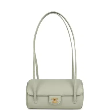 Chanel Chanel Preppy Coco Bowling Bag Light Green Shiny Caviar Brushed Gold Hardware | Thumbnail 6 Chanel Chanel Preppy Coco Bowling Bag Light Green Shiny Caviar Brushed Gold Hardware | Thumbnail 6