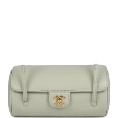 Chanel Chanel Preppy Coco Bowling Bag Light Green Shiny Caviar Brushed Gold Hardware | Thumbnail 1 Chanel Chanel Preppy Coco Bowling Bag Light Green Shiny Caviar Brushed Gold Hardware | Thumbnail 1